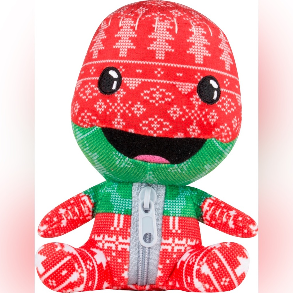 Stubbins - Holiday Sackboy Plush Toy - Red/Green/White/Black